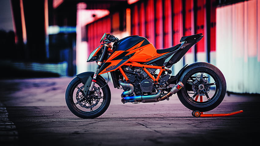 Side View, Orange Motorcycle, Ktm 1290 Super Duke R - Resolution:, Duke  1290 HD wallpaper | Pxfuel
