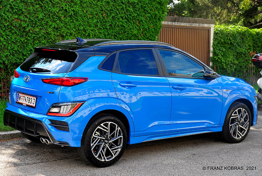 my new KONA N-LINE, blue, kona, hyundai, cars HD wallpaper