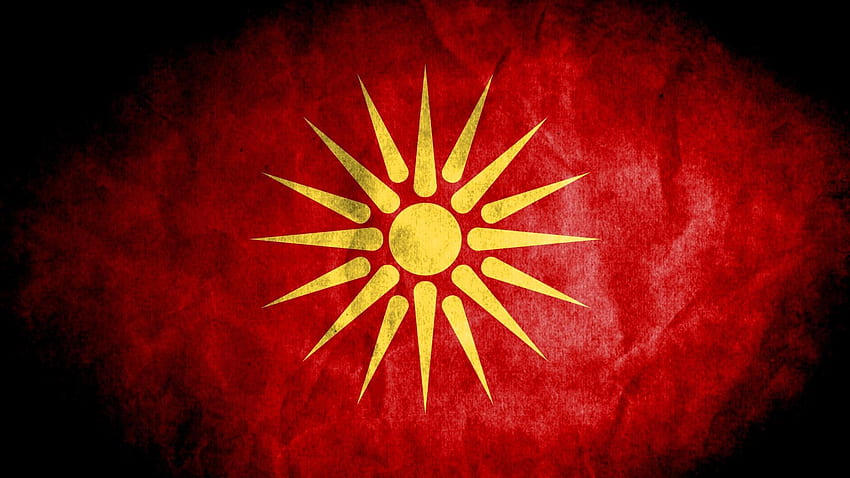Drapeau Macédoine, drapeaux anciens Fond d'écran HD