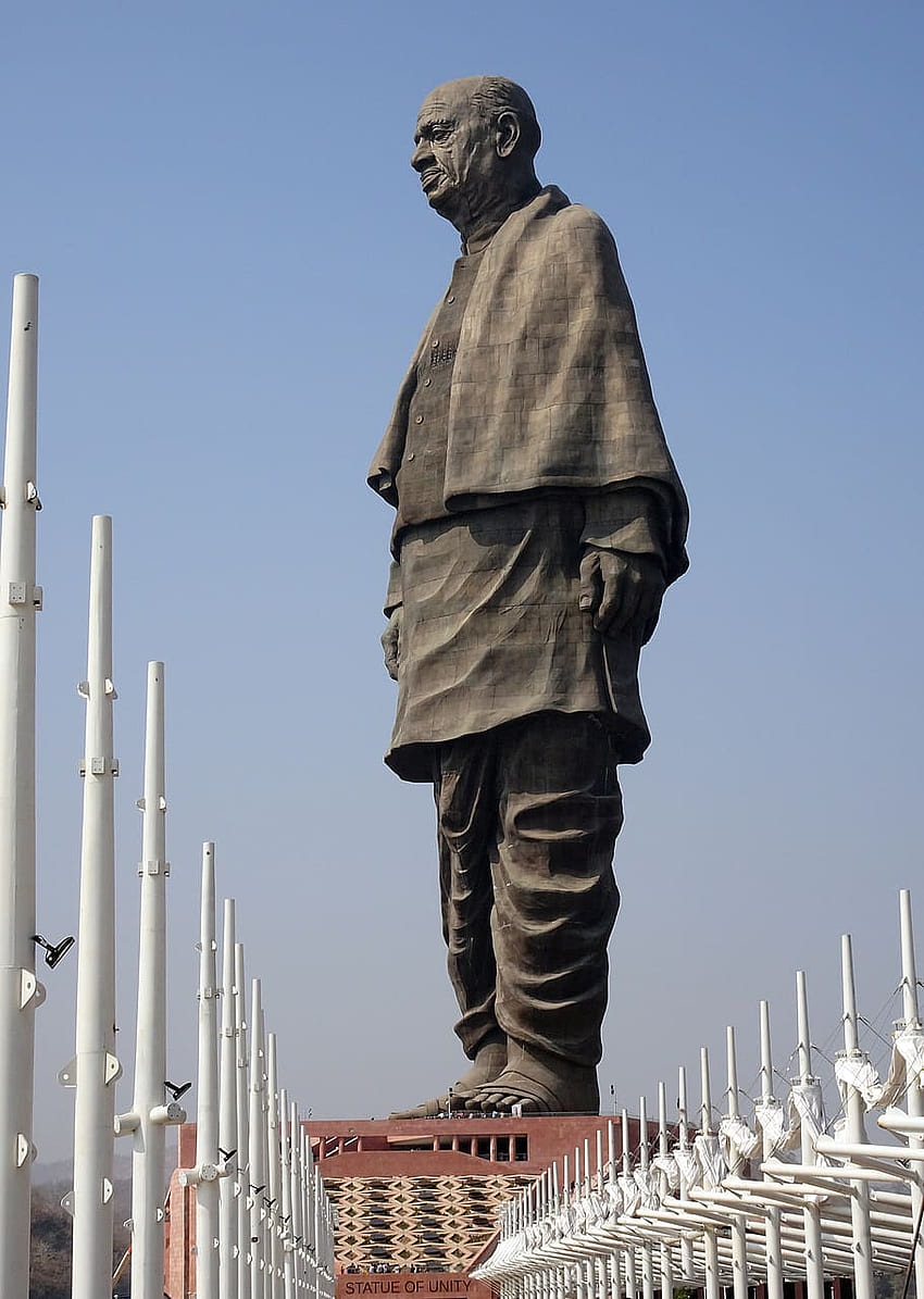 : statua, patel, sardar, jedność, statua jedności, Gujrat Tapeta na telefon HD