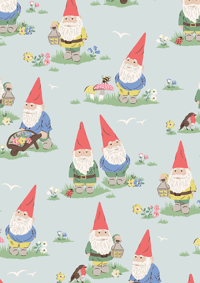 Garden Gnomes. Gnomes are a quirky feature of British gardens, Christmas Gnome HD phone wallpaper