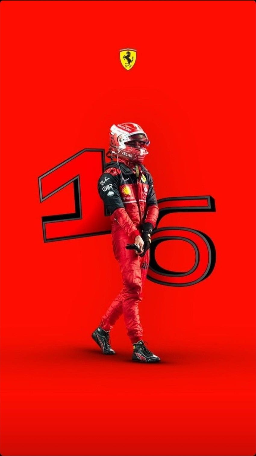 Charles Leclerc, rot, Fahrer, Rennen, Ferrari, Formel 1, Formel 1, Monaco HD-Handy-Hintergrundbild