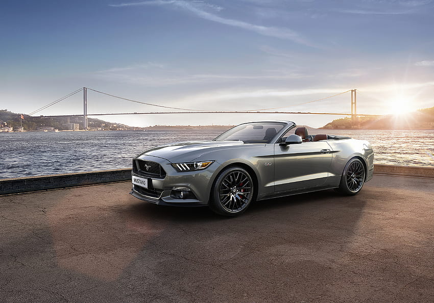 Ford Mustang, voiture décapotable, 2019 Fond d'écran HD