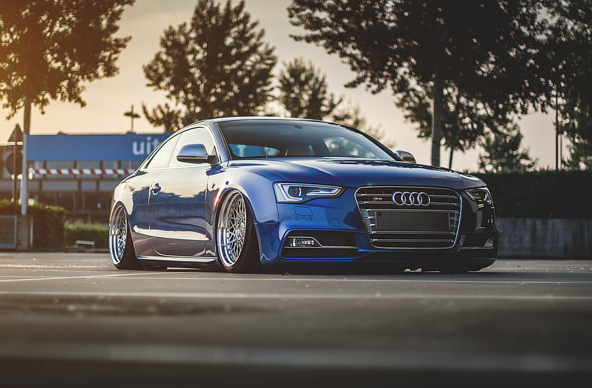 Tuning, Audi, Cars, Side View, Disks, Drives, S5 HD wallpaper