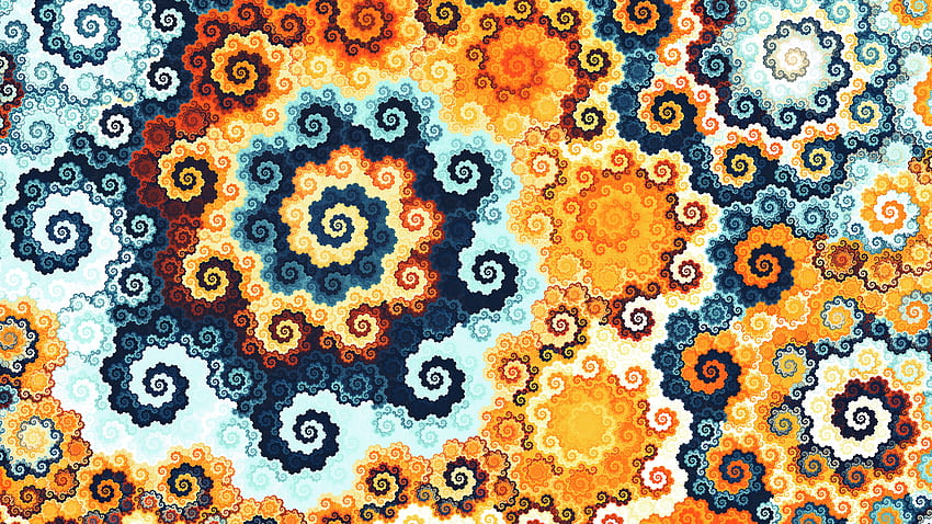 Pattern, Abstract, Multicolored, Motley, Fractal, Swirling, Involute HD wallpaper