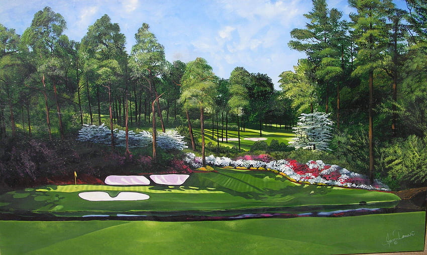 Galerie des nationalen Golfplatzes von Augusta HD-Hintergrundbild