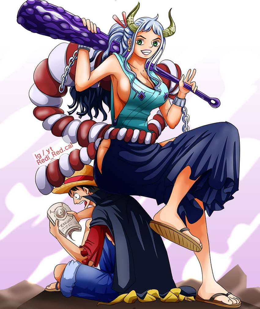 Yamato e Luffy em 2020. One Piece, Menina anime, Personagens de One Piece Papel de parede de celular HD