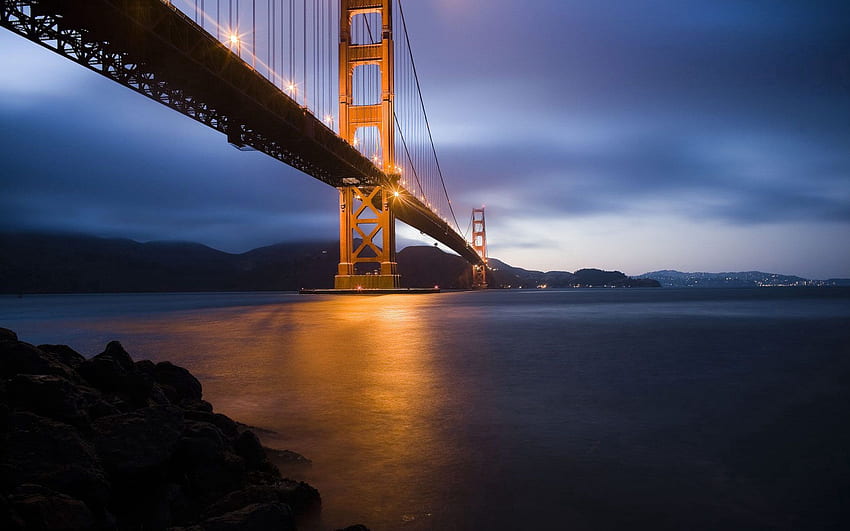 Пейзаж, Градове, САЩ, САЩ, Калифорния, Сан Франциско, Мостът Голдън Гейт HD тапет