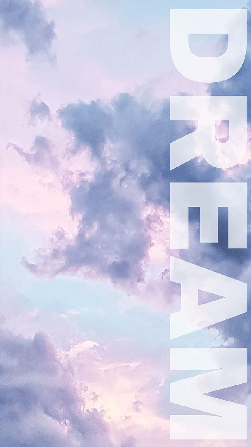 Cloudy Pastel iPhone For Daydreamers, Dream Big Cute HD phone wallpaper