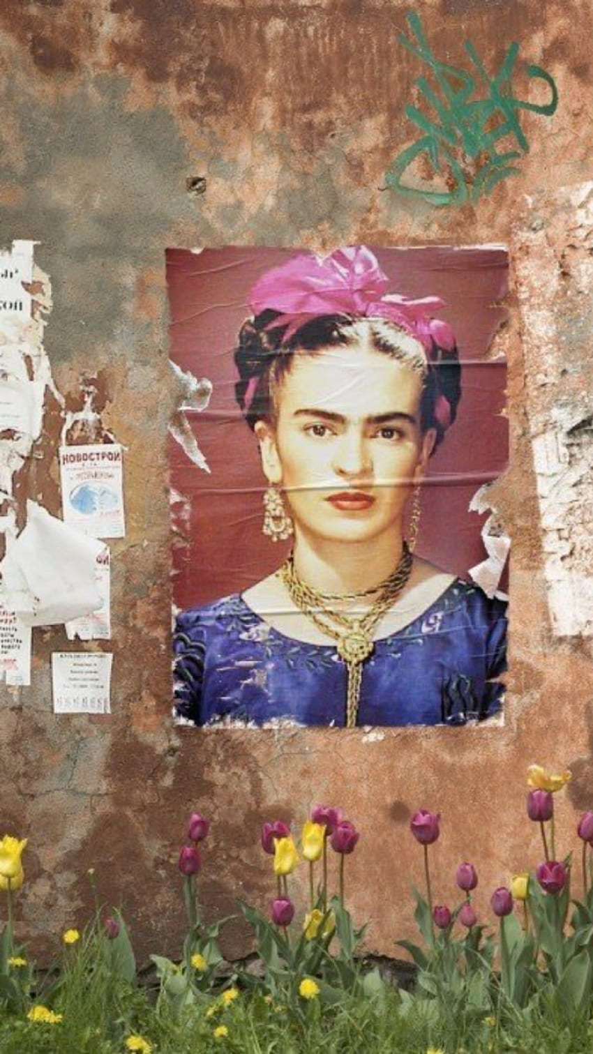 feministisch, hintergrund und alternativ -, Frida Kahlo Frases HD-Handy-Hintergrundbild