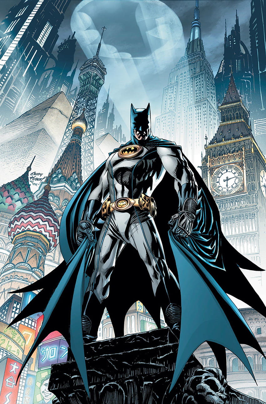 dc comics, Liga Sprawiedliwości, Superbohaterowie, Komiksy, Batman / i Mobile Background Tapeta na telefon HD