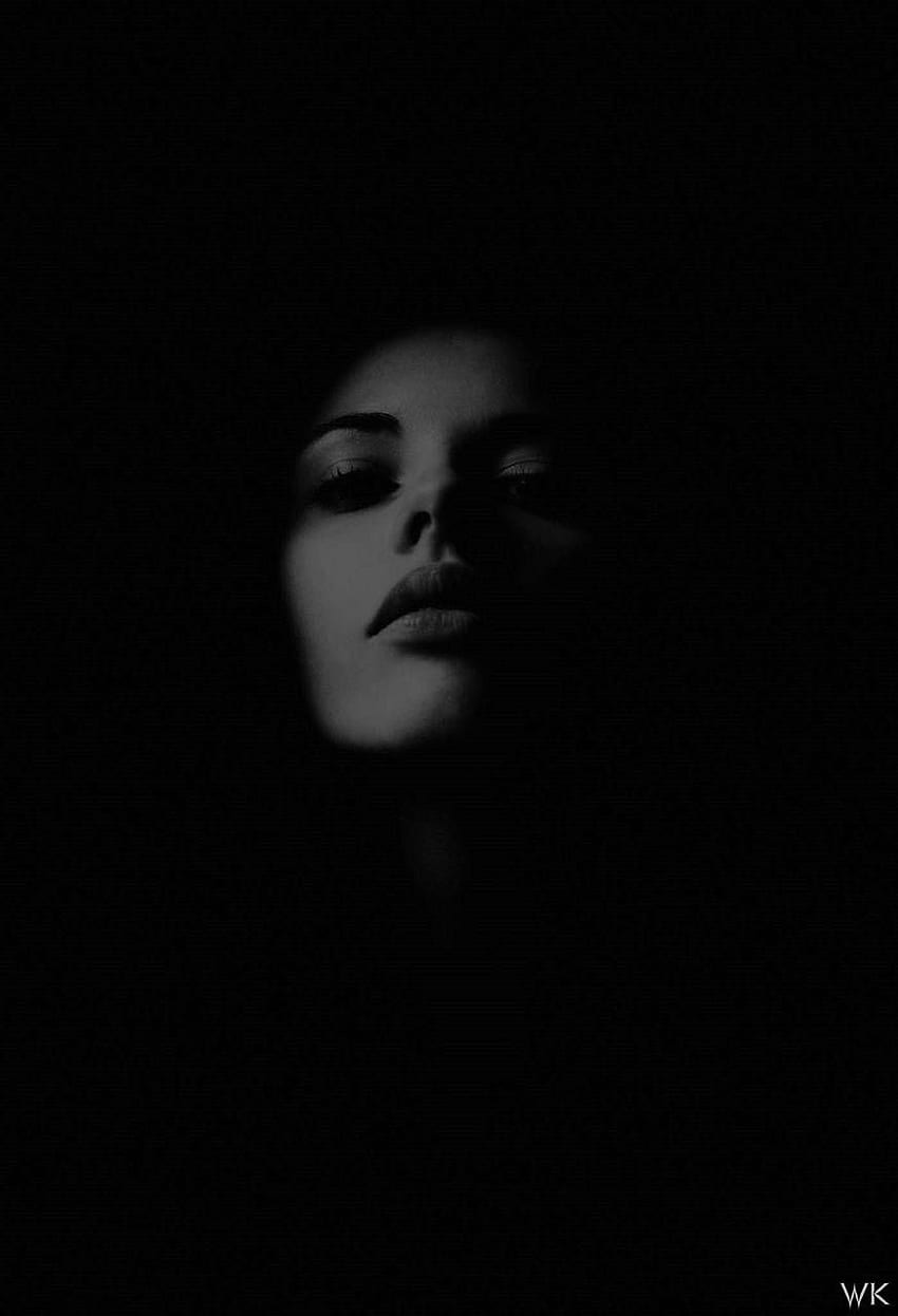 Dunkel, weibliches Schwarz HD-Handy-Hintergrundbild