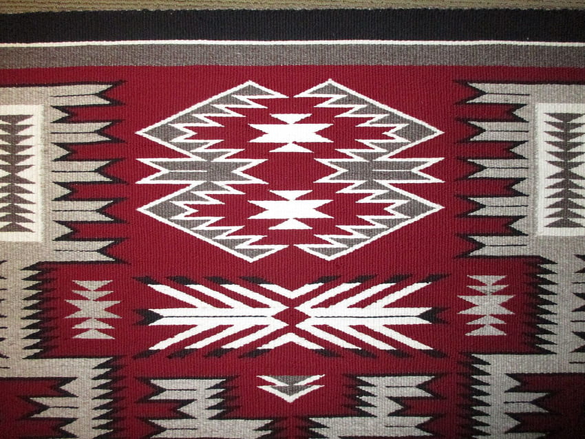 Group of Navajo Native American Pattern, Native American Red HD wallpaper