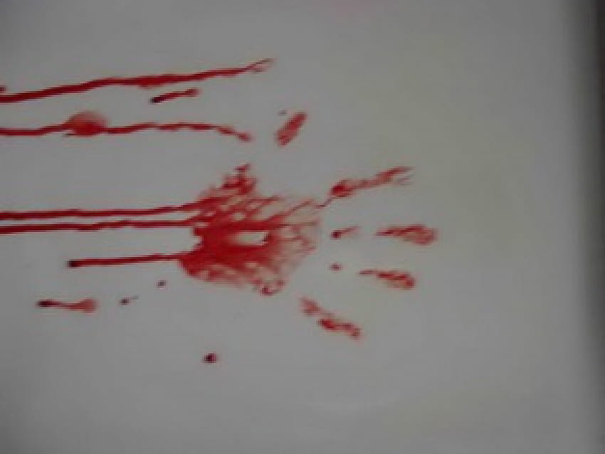 飛び散る、血、手形、赤 高画質の壁紙
