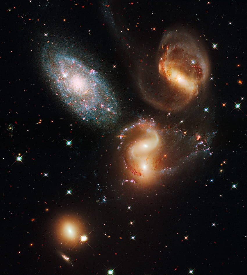 Universum, Sterne, Galaxie, Spirale, Spiralen, Stau, Konglomeration, Teleskop, Hubble HD-Handy-Hintergrundbild