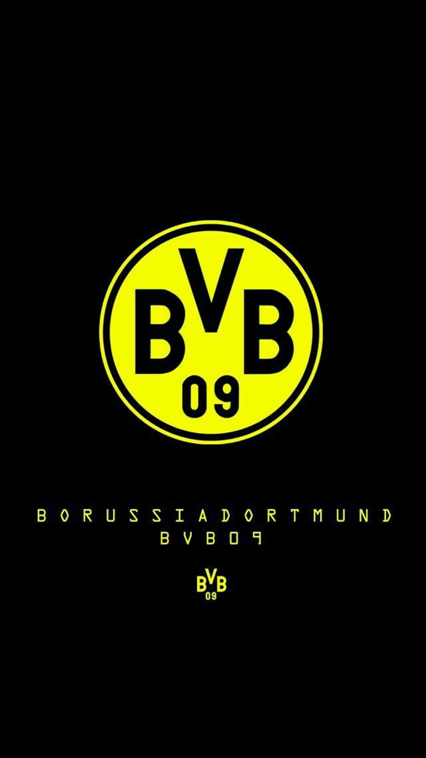 Borussia Dortmund, Niemcy, Bundesliga, Logo Tapeta na telefon HD
