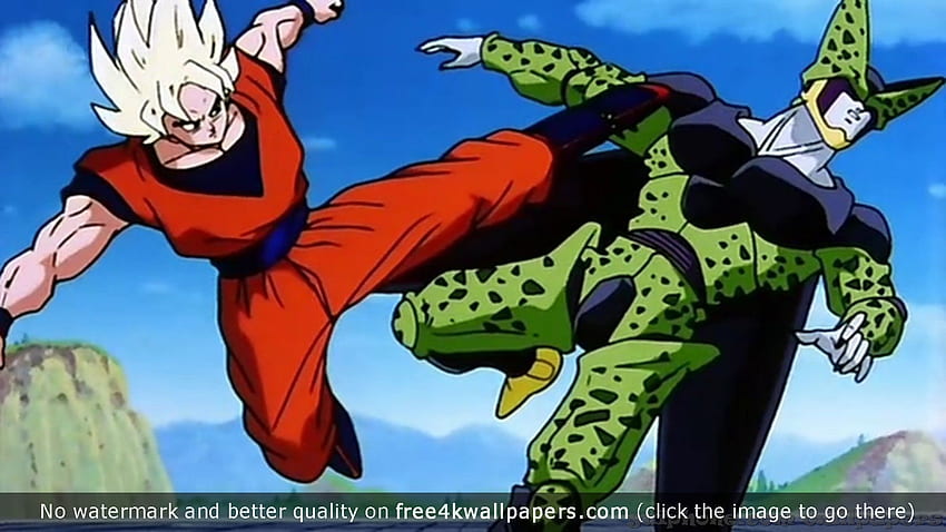 Cell Vs Goku Dragon Ball Z Backgrounds and S or . HD wallpaper