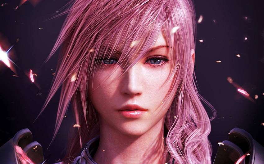 Final fantasy, Lightning, video game, girl warrior HD wallpaper