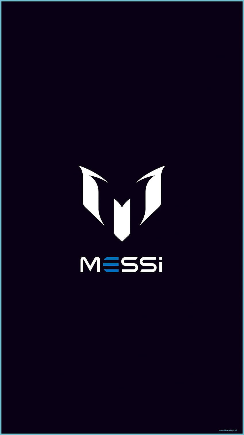 Messi Logo Sanatı Minimal Karanlık Iphone10 Plus Mobil Messi IPhone 6 Plus HD telefon duvar kağıdı