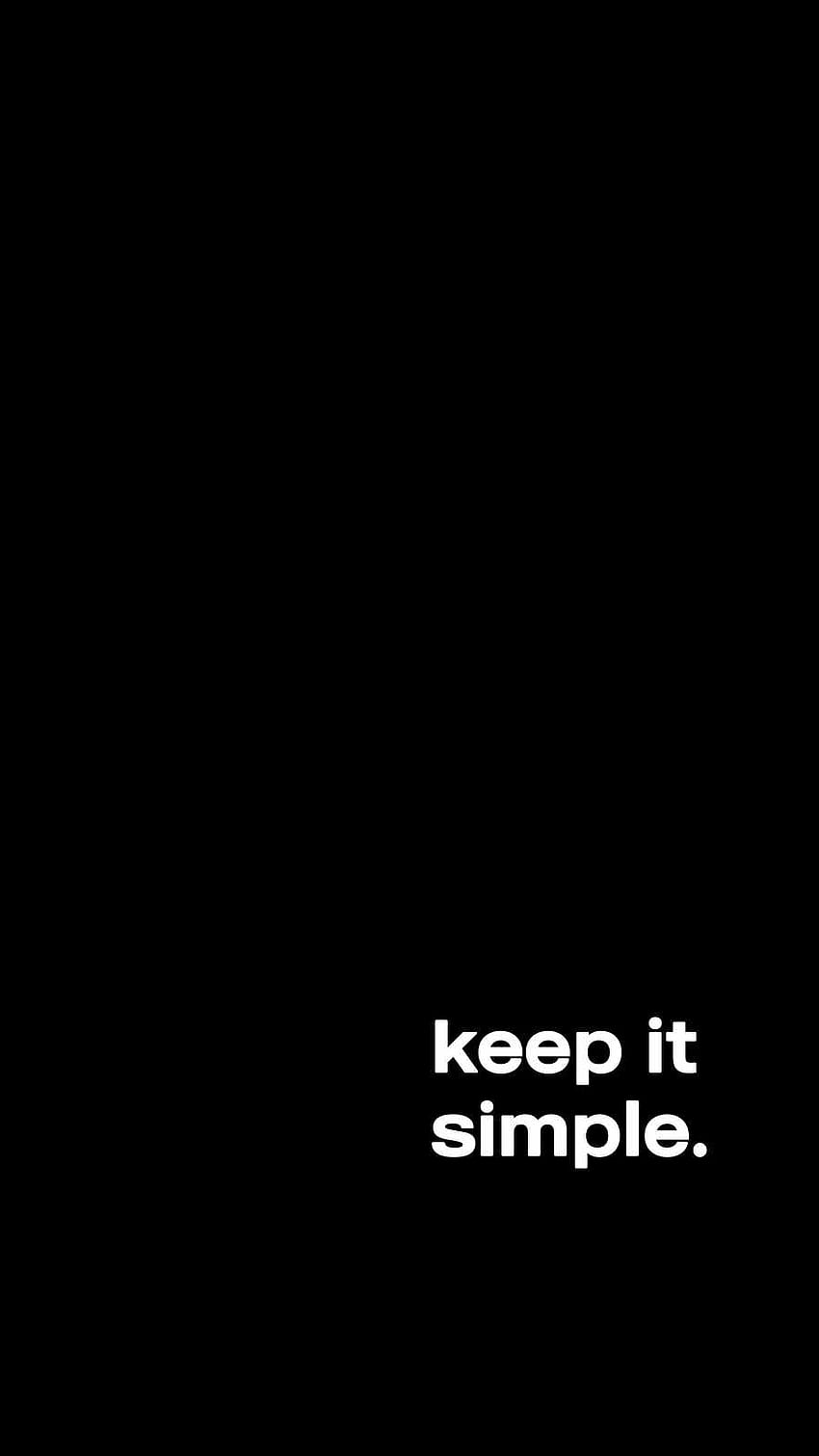 Keep It Simple IPhone - IPhone : iPhone , Keep Going iPhone HD phone wallpaper