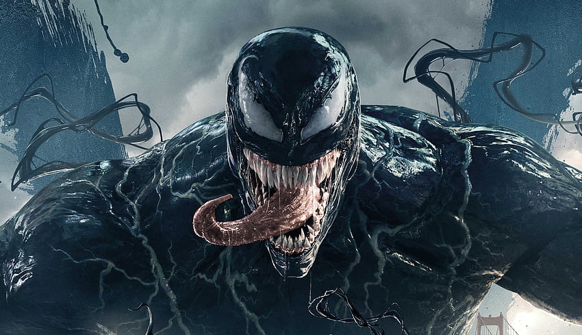 Venom, филм от 2018 г., официален постер HD тапет