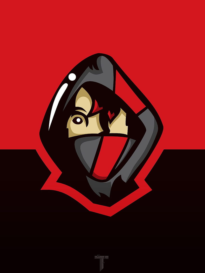 Logo maskotki skóry Ikonik fortnite Battle Royale epickie gry png tło. Logo skórki, jak zrobić logo, tło, logo Ninja Fortnite Tapeta na telefon HD