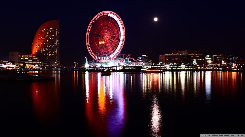 Yokohama, Japan At Night ❤ for Ultra HD wallpaper