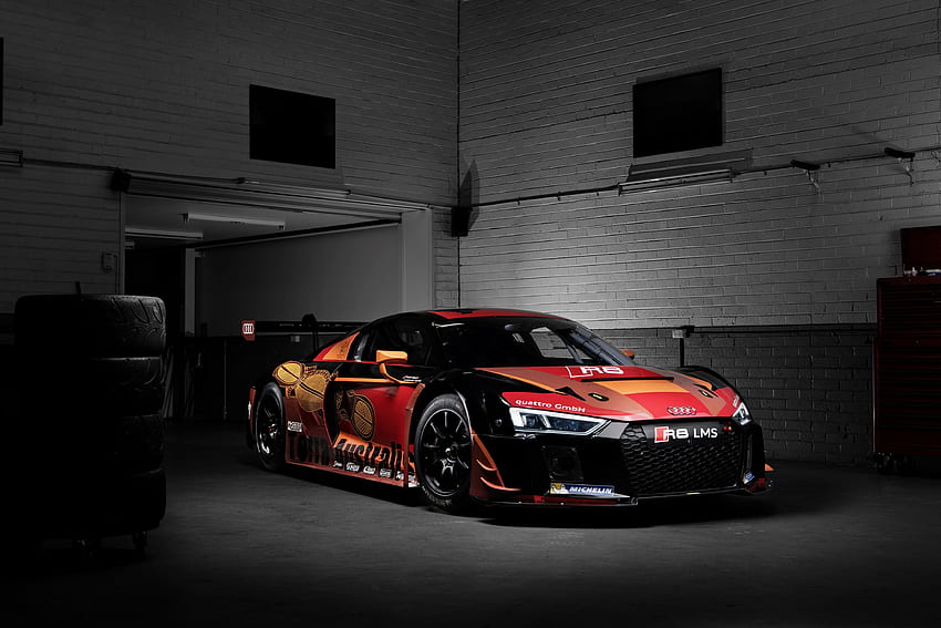 Audi R8 LMS, samochód wyścigowy, GT3, motoryzacja / samochody, Audi Racing Tapeta HD