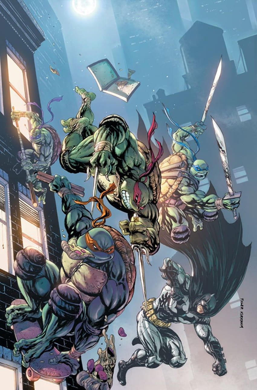UPDATED: Artists Come Out For BATMAN TMNT Variant Covers, Tyler Ninja HD phone wallpaper