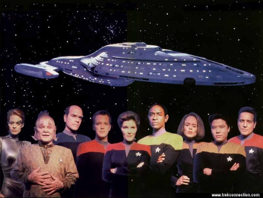 Star Trek Voyager, distribution, voyageur Fond d'écran HD