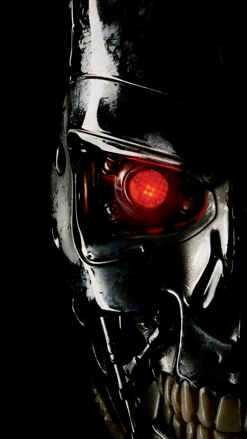 Terminator (24), Czaszka Terminatora Tapeta na telefon HD
