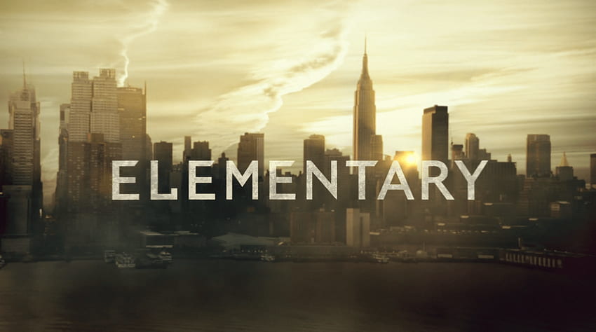 Elementary TV Show Logo Starring Jonny Lee Miller As Sherlock HD wallpaper