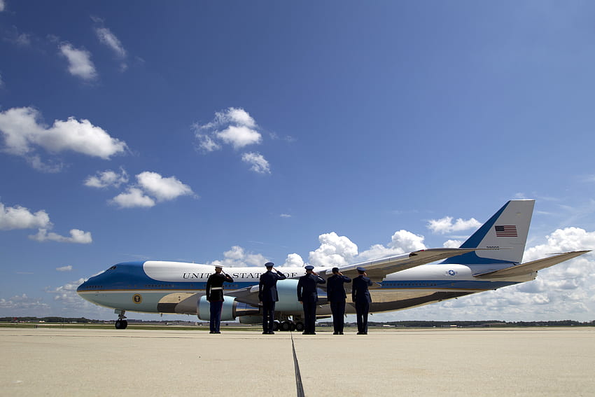 747, エア フォース ワン, 航空機, 旅客機, 飛行機, ボーイング, 飛行機, 輸送, アメリカ/およびモバイルの背景, 空軍機 高画質の壁紙