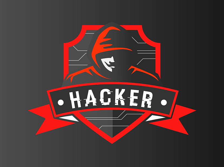 Logotipo de hacker, logotipo anónimo fondo de pantalla
