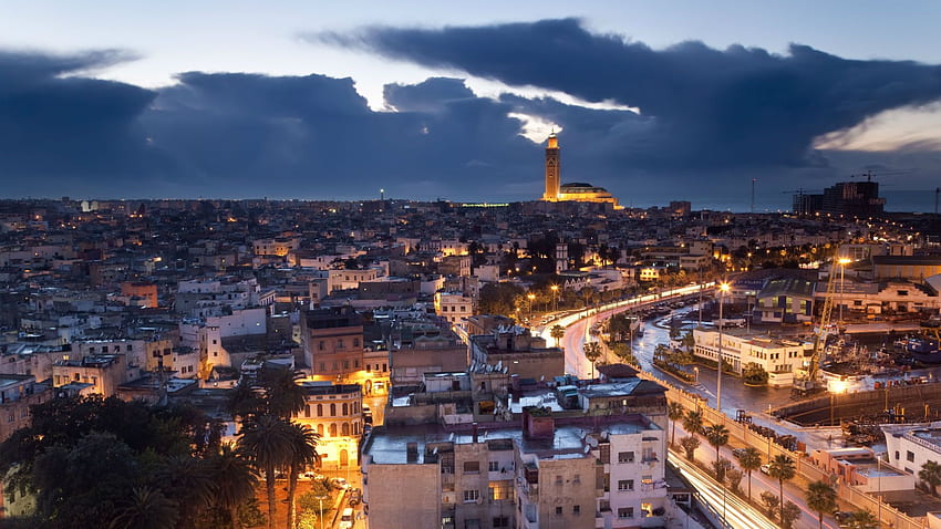 Belle de Casablanca, Maroc Fond d'écran HD