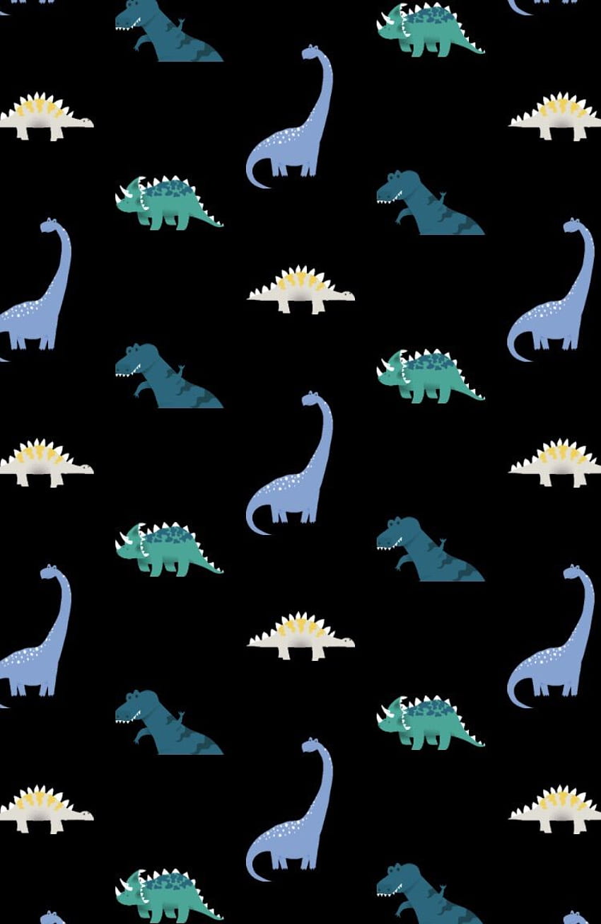 dino, dark, dinosaur and celular -, Cute Dino HD phone wallpaper