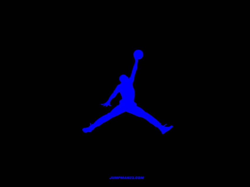 Logo Jordan Bleu Fond d'écran HD