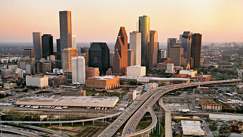 px Tło z Houston w Teksasie Tapeta HD
