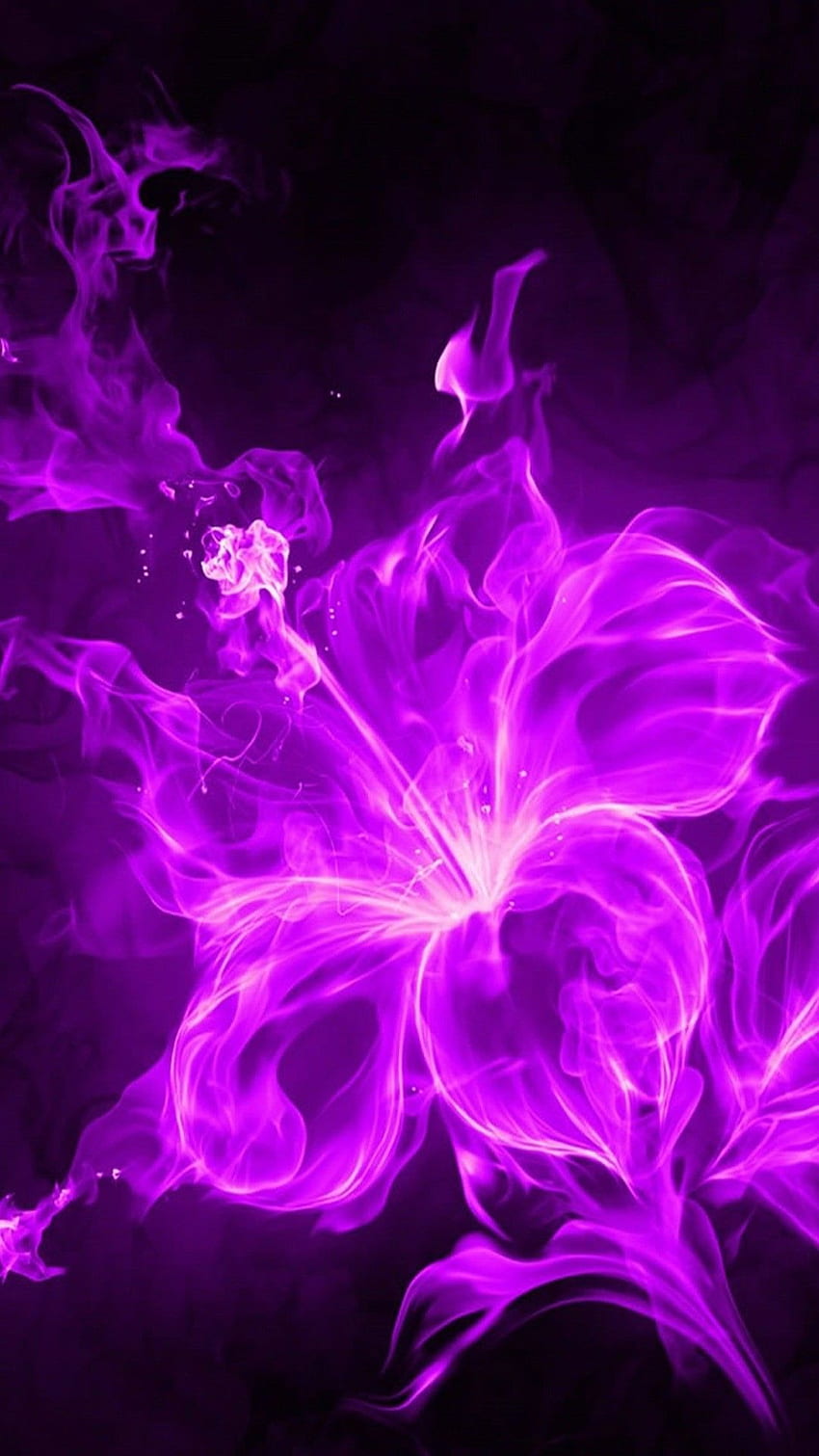 AI Generated 3D wallpaper pink purple jewelry on flowers and tree  background. 22021200 Stock Photo at Vecteezy