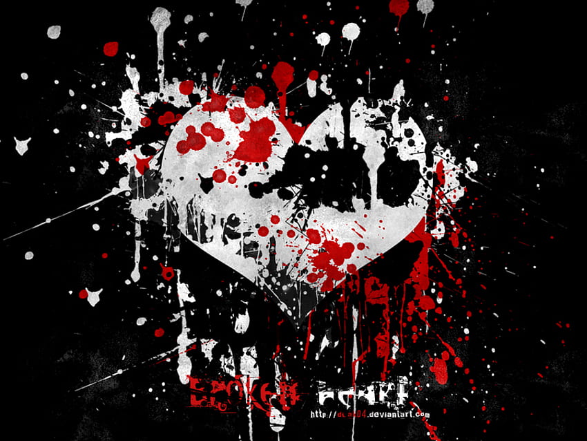 Broken Heart, gothic, heart, broken HD wallpaper