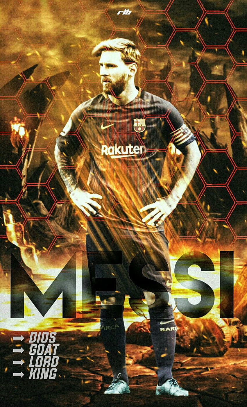 Lionel Messi (G.O.A.T.), Messi Goat Papel de parede de celular HD