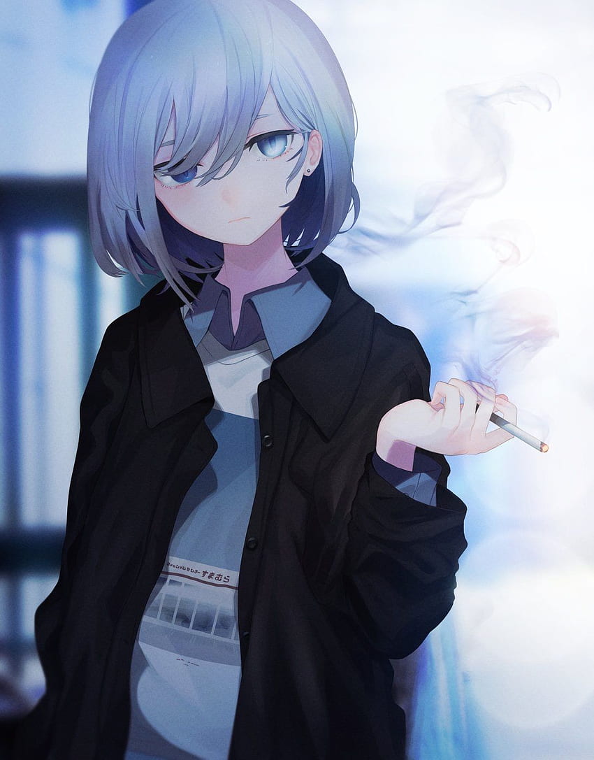 Vape Anime Girl , Anime Girl Smoke HD phone wallpaper