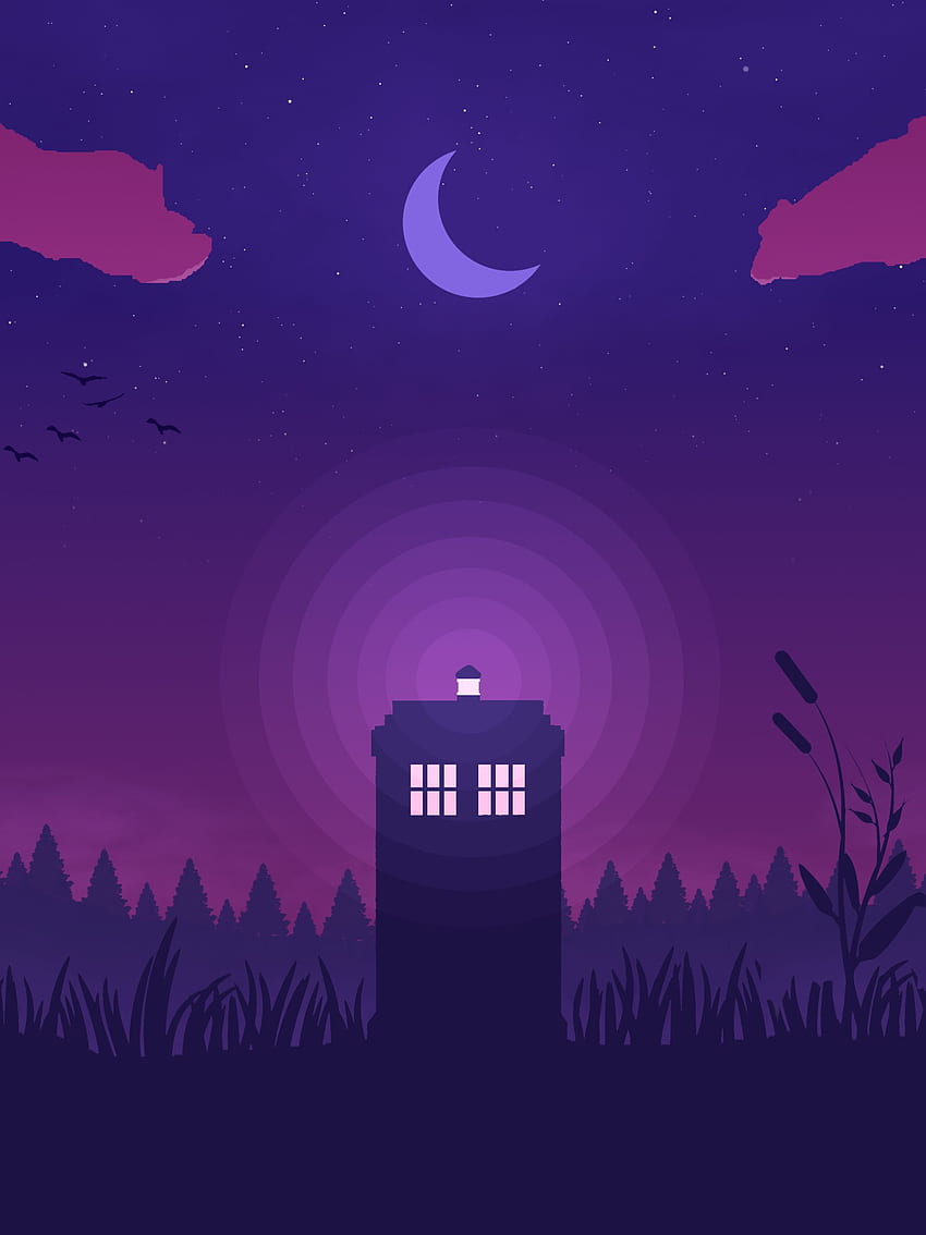 Doctor Who Minimal Art Resolution, Minimalist Doctor HD phone wallpaper