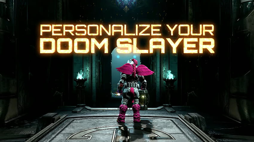 Vea mejor algunos aspectos de DOOM Eternal DOOM Slayer, Impresionante Doom Slayer fondo de pantalla
