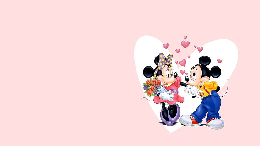 Minnie Mouse Group , Glitter Minnie Mouse HD wallpaper