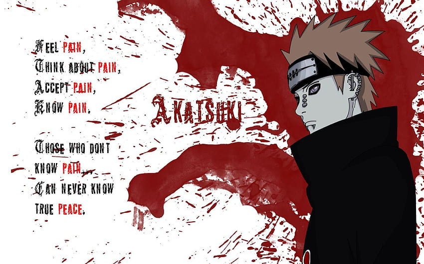 Akatsuki Pain, Pain Naruto Quotes HD wallpaper