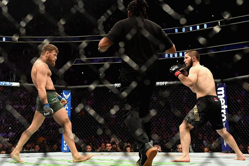 Khabib Nurmagomedov besiegt Conor, Khabib gegen McGregor HD-Hintergrundbild