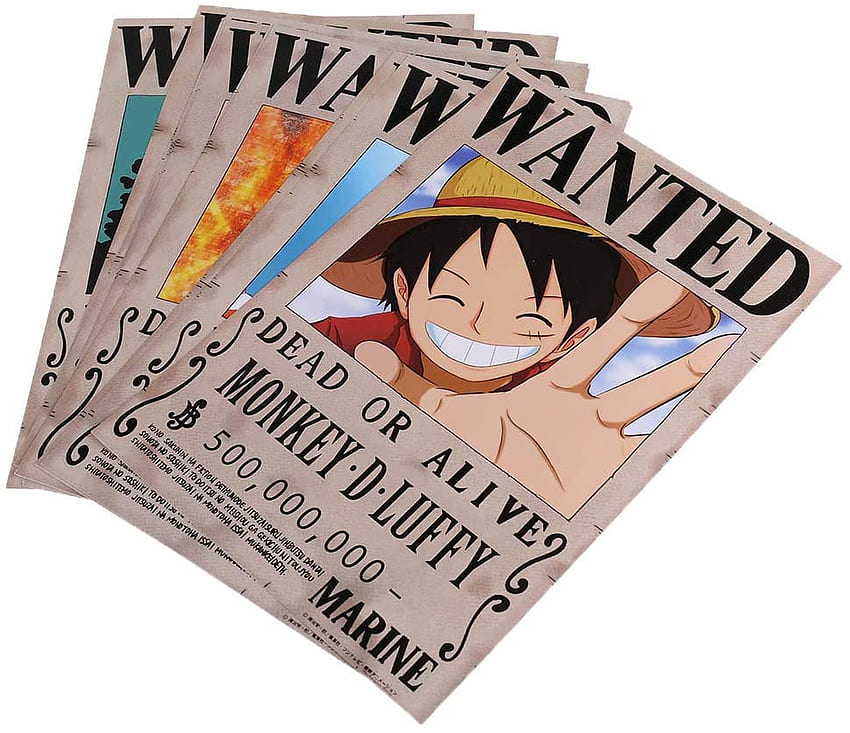 Kaufen Sie Auxsoul One Piece Anime Pirates Wanted Poster Wall Scroll 10-teiliges Set, fügen Sie JinBe After 903 Update online in Indonesien hinzu. B07JQ3574C, Ruffy Steckbrief HD-Hintergrundbild