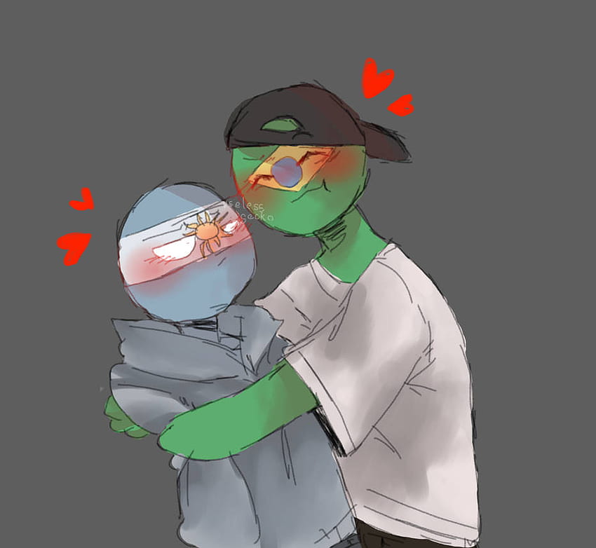 Pin em Eua x Brazil ( Countryhumans )