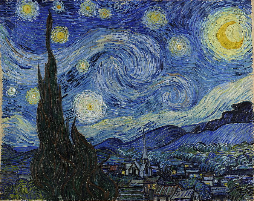 Van Gogh Starry Night - The Painting and The Story, Famous Painters HD wallpaper
